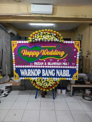 Papan Bunga di Universitas Multimedia Nusantara
