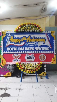 Papan Bunga di Universitas Multimedia Nusantara